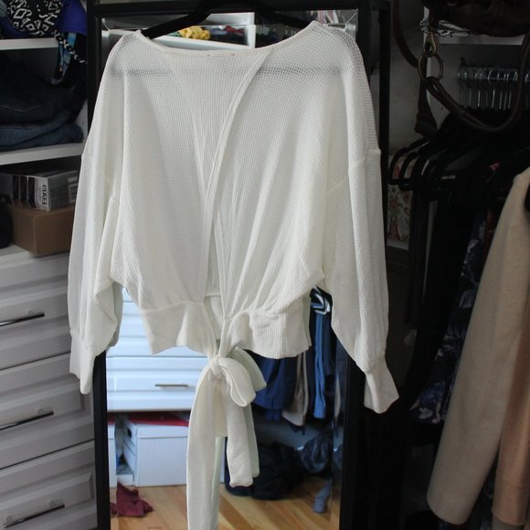 Express White Tie back Top, Sz. S - Picture 3 of 8